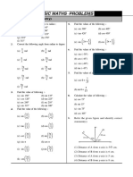 Basic Maths Worksheet