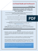 Analysis of Clinical Outcomes in Connective Tissue Donor Site Healing With Two Different Suturing Protocols A Prospective Case Control Study