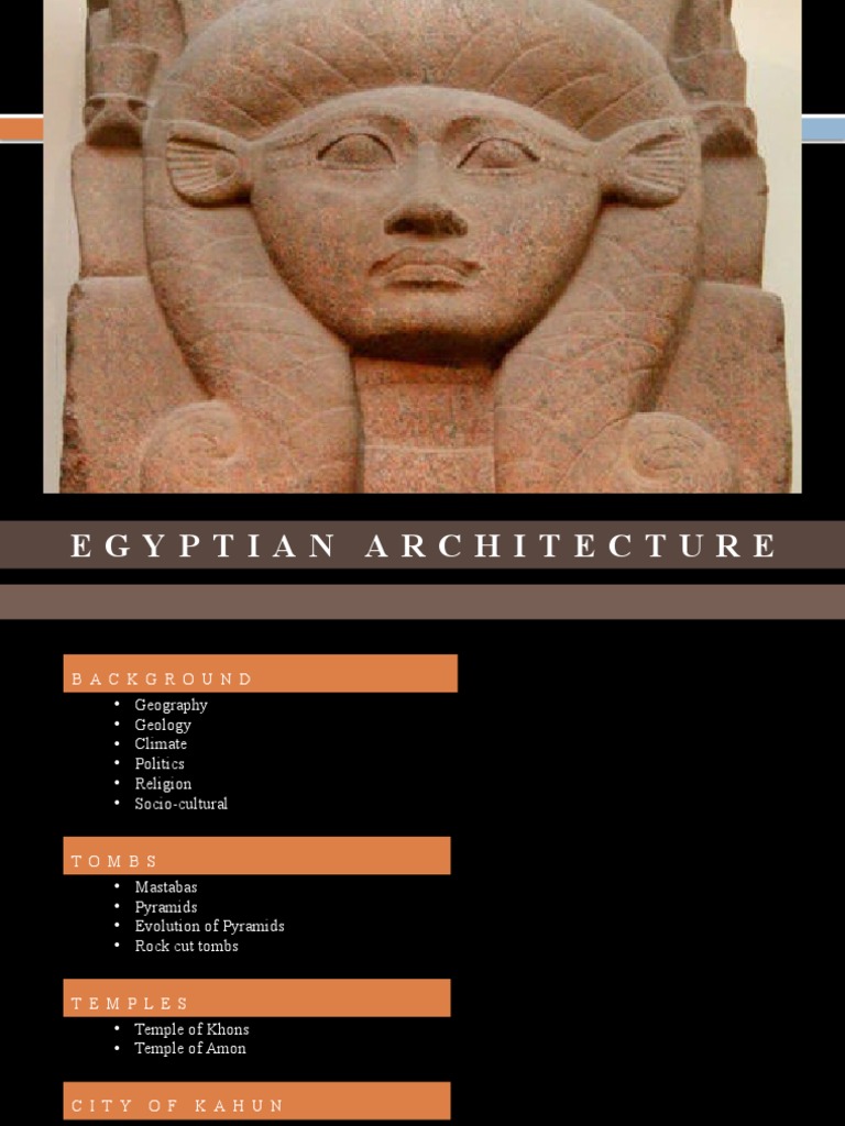 Ch2 A Egyptian Architecture | PDF | Egyptian Pyramids | Ancient Egypt