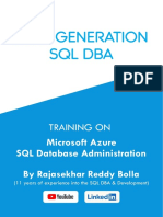 Training On: Microsoft Azure SQL Database Administration