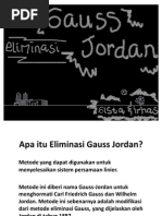 Download Gauss Jordan by Irhas Azhim SN58138336 doc pdf