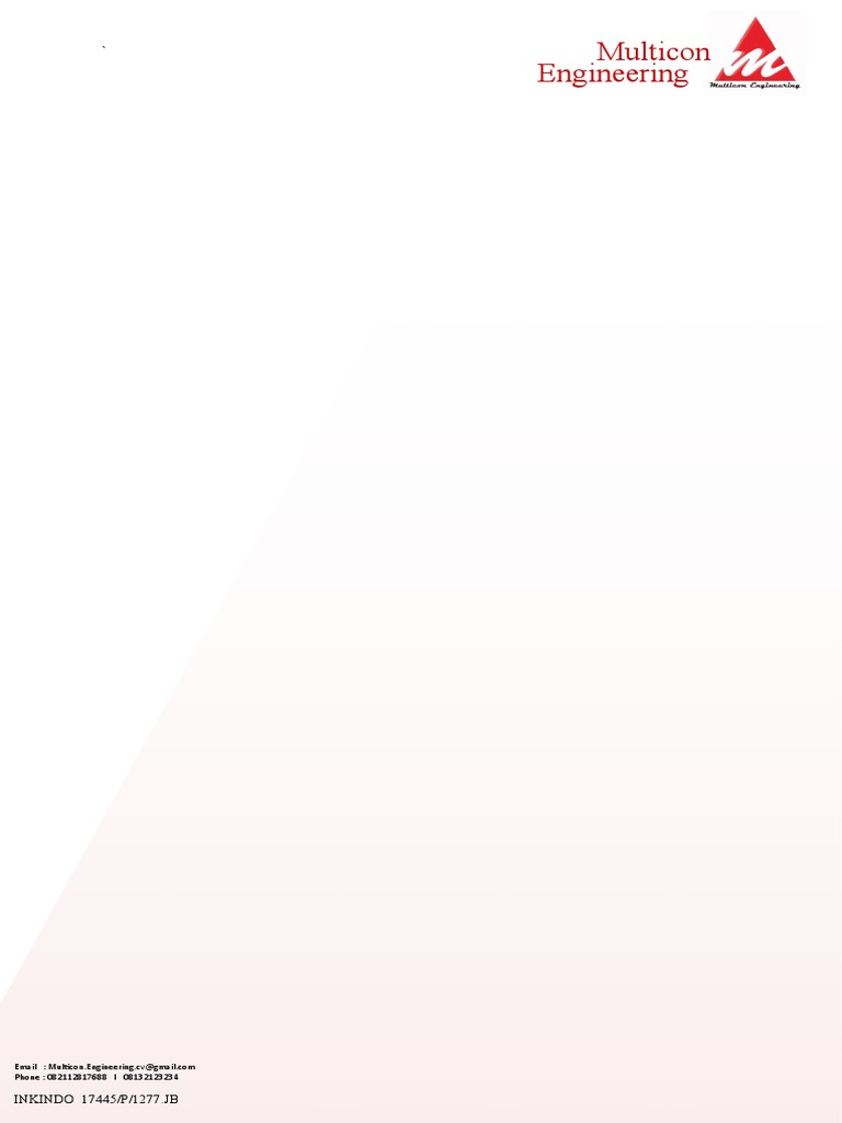 Multicon Engineering: Engineer L Planner I Design L Supervisi | PDF