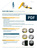 Anti-Slip Tapes: Technical Data Sheet
