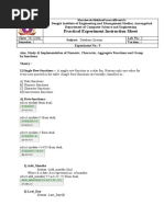 Experiment 5 - Functions in DBMS