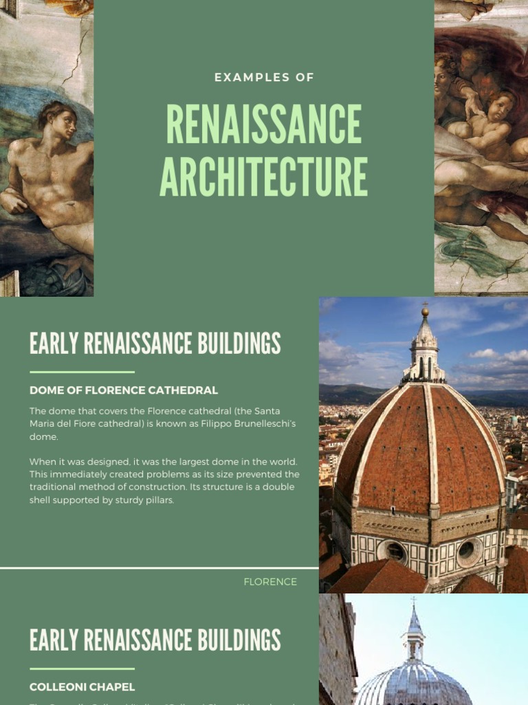 Examples of Renaissance Architecture PDF Turin Florence