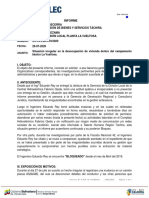 020 INFORME Informe Situacion Irregular en La Desocupacion de Vivienda Dentro Del Campamento Basico La Vueltosa.-1