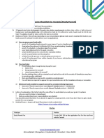 Document Checklist For Canada (Study Permit) - Leverage Edu