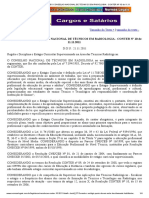 RESOLUÇÃO DO CONSELHO NACIONAL DE TÉCNICOS EM RADIOLOGIA - CONTER #10 de 11.11