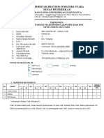 Instrumen Monitoring Pelaksanaan Ujian Sekolah Cabdis GunungTua 2022