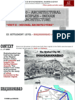 21ar210 - Architectural Principles - Indian Architecture: "Unit Ii - Mughal Architecture"