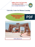 CDLU Distance Learning Handbook 2019