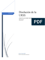 Acontecimientos y Antecedentes Más Importantes en La Formación y Origen de La URSS