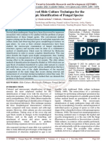 An Improved Slide Culture Technique For The Microscopic Identification of Fungal Species