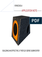 Montani Diseños Venezuela: Building An Effective, 8" Reflex Serie Subwoofer