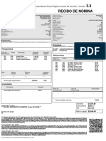 Cfdi 3.3 Recibo de Nómina: Comprobante Fiscal Digital A Través de Internet. Versión