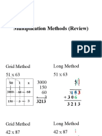 Multiplication and Division Methods