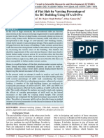 Evaluation of Flat Slab by Varying Percentage of Infill Wall in RC Building Using STAAD Pro