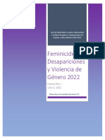 2022 Junio 5 JulioOEG - Lista de Feminicidios Por Categoria y Mujeres Desaparecidas