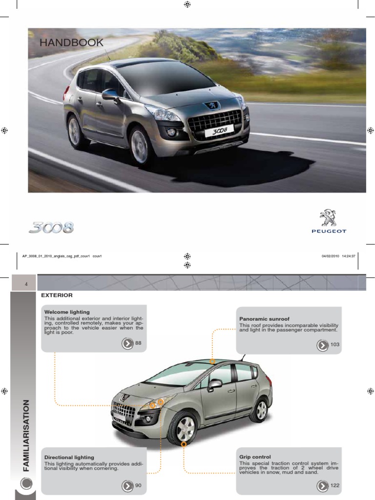 Is Your Peugeot 3008 Acting Up? This Pdf Manual Is Your Solution! - 033nv2k