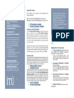 ITU Info Sheet