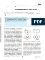 Di (M M M) Terphenyl-Embedded Decaphyrin and Its Bis-Rh (I) Complex