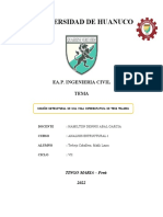 Analisis Estructural. INFOMRE