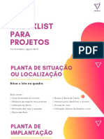 Checklist para Projetos