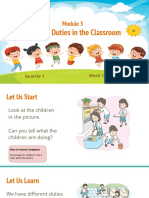 We Have Duties in The Classroom: Week 1 Day 3 Quarter 1