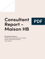Consultant Report - HS Maison