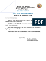 Certificate of Indigency 2019