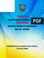 Reviu: Rencana Strategis Sekretariat Daerah 2019 - 2024