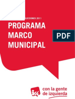 Programa Marco Municipal 2011