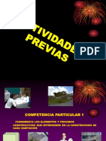 Actividades Previas