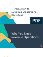 Introduction To Revenue Operations (Revops)