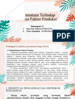 Kelompok 11 Ekonomi Mikro LNJT - Permintaan Terhadap Faktor-Faktor Produksi