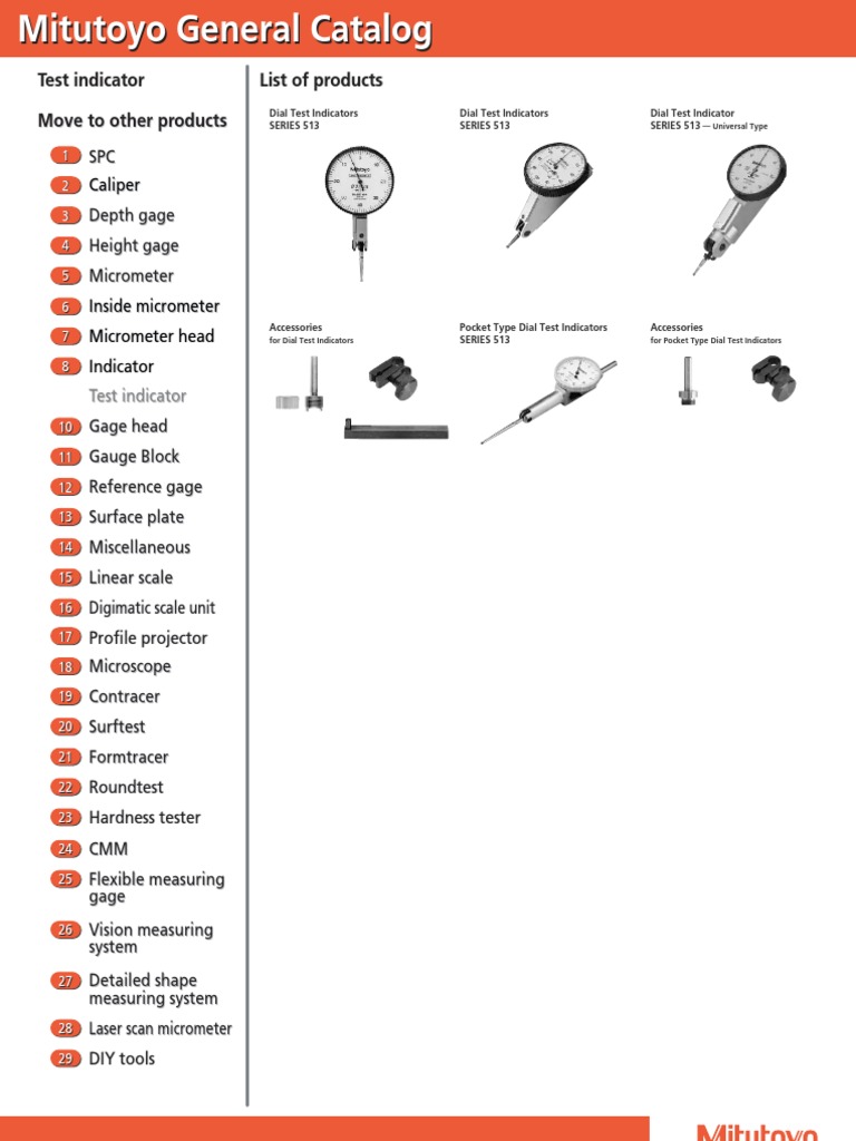 Comprehensive Guide to Dial Test Indicators | PDF | Equipment ...