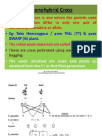 Chapter 3. Principles of Genetics - Monohybrid and Dihybrid Cross