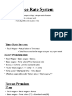 Systems of Wage Payment