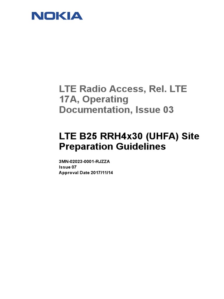 B25 RRH4x30 UHFA SP | PDF | Electrical Engineering