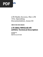 LTE Radio Access, Rel. LTE 17A, Operating Documentation, Issue 03