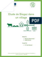 Projet biogaz dans un village ELGUERCE ABDERRHAMANE+ ZEHDALI CHAIMAE