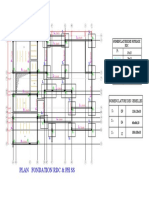 001 PLAN FONDATION RDC ET PH SS PROJET SOUZA SS R+1-Objet