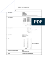 Credit Questionnaire