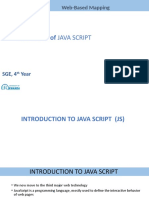 Basics of Java Script