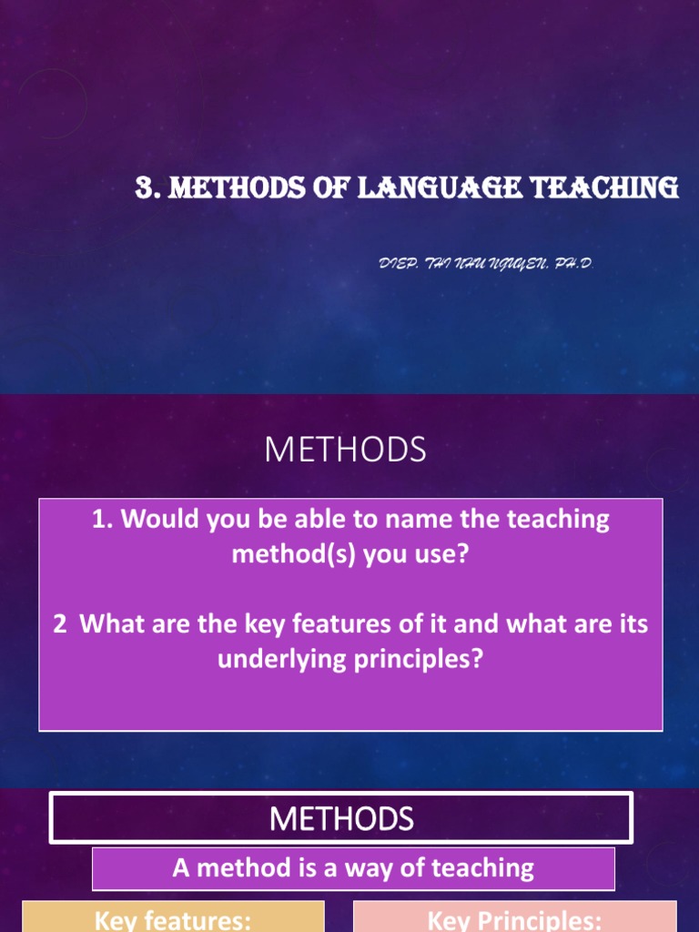 Overview of Language Teaching Methods | PDF | Language Education ...