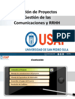 Gestión de Las Comunicaciones y RRHH