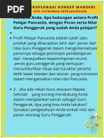 1.2.a.4.1 Eksplorasi konsep MANDIRI
