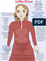 Mujer emprendedora y multifacética de 1.685 cm y 68 kg