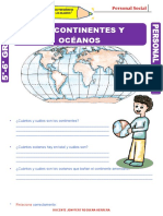 Los Continentes y Océanode Primaria