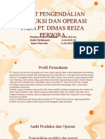 Audit Pengendalian Produksi Dan Operasi Kelompok 6